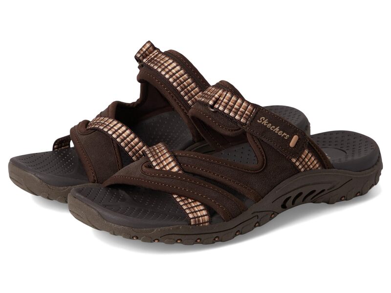 スケッチャーズ レディース シューズ サンダル SKECHERS Reggae - Color-Full Chocolate チョコレート