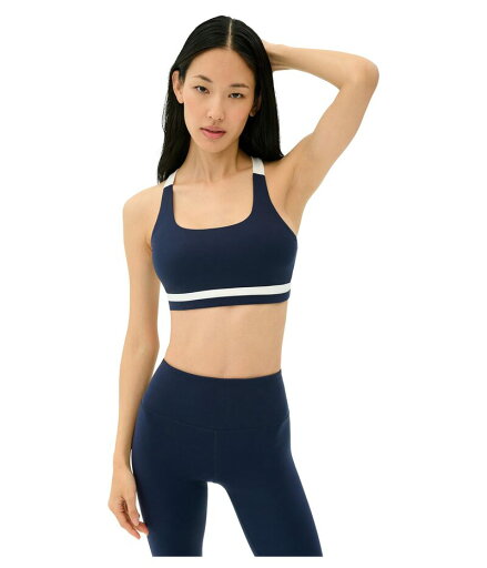 【送料無料】 スピリッツフィフティファイブ レディース ブラジャー アンダーウェア Miles Rigor Medium Support Bra Indigo/White 【送料無料】 スピリッツフィフティファイブ レディース ブラジャー アンダーウェア Miles Rigor Medium Support Bra Indigo/White