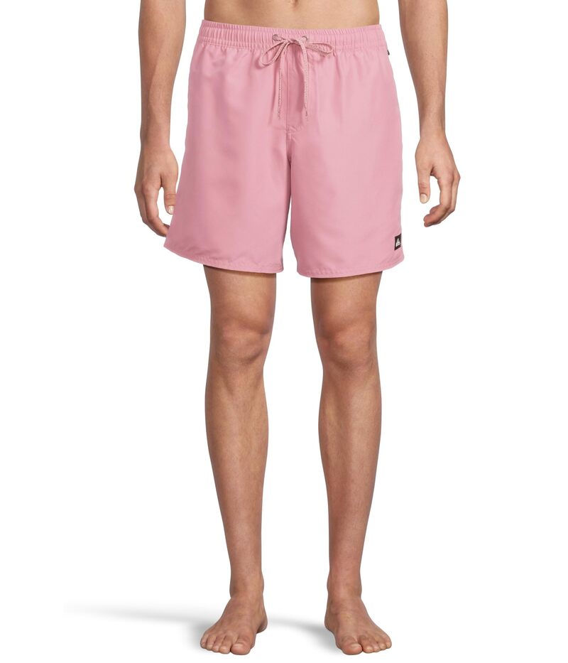 【送料無料】 クイックシルバー メンズ ハーフパンツ・ショーツ 水着 Everyday Solid 17 Nb Volley Dusty Rose
