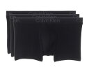 【送料無料】 カルバン クライン アンダーウェア メンズ ボクサーパンツ アンダーウェア Ultra-soft Modern 3-pack Trunk Blac...