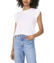 【送料無料】 ヴィンスカムート レディース シャツ トップス Crewneck With Pleated Ruffles Ultra White