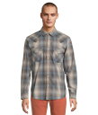 【送料無料】 ペンドルトン メンズ シャツ トップス Frontier Shirt Long Sleeve Charcoal/Blue Ombre