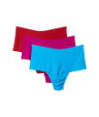【送料無料】 ハンキーパンキー レディース パンツ アンダーウェア Breathe Hi-Rise Thong 3-Pack So Cerulean/Hot F...
