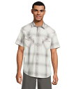 【送料無料】 ペンドルトン メンズ シャツ トップス Frontier Shirt Short Sleeve Grey/White Ombre