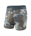 【送料無料】 サックスアンダーウェアー メンズ ボクサーパンツ アンダーウェア Vibe Super Soft Boxer Brief Grey Supersize Camo