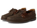 【送料無料】 ジョンストンアンドマーフィー メンズ デッキシューズ シューズ Ventura 2-Eye Boat Shoe Dark Brown Nubuck/Mahogany Full Grain