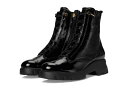 【送料無料】 ポール・グリーン レディース ブーツ・レインブーツ シューズ Wicked Boot Black Crinkled Patent