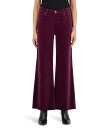 【送料無料】 カットフロムザクロス レディース カジュアルパンツ ボトムス Meg High Rise Fab Ab Wide Leg Raw Hem-Long Inseam Mulberry