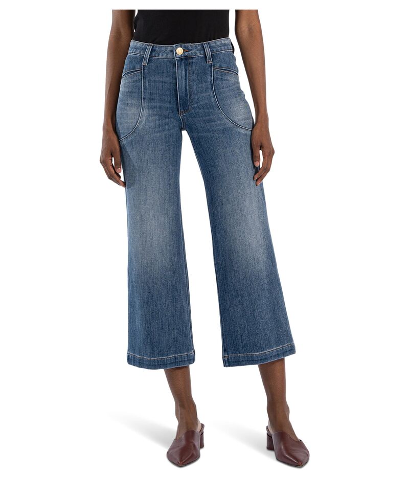 【送料無料】 カットフロムザクロス レディース デニムパンツ ボトムス Meg High Rise Frt Pockets Inset Basic Bck Lovers