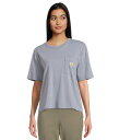 【送料無料】 カーハート レディース ニット・セーター アウター TENCEL Fiber Series Loose Fit Short-Sleeve Pocket T-Shirt Wisteria(4)