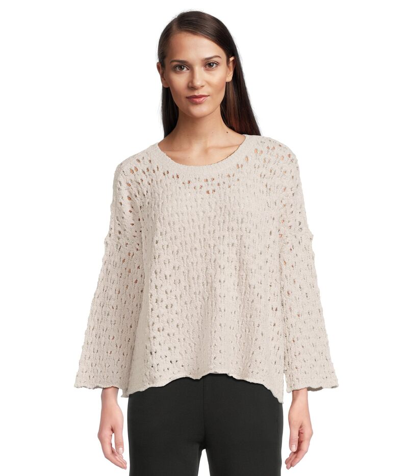 エイリーンフィッシャー レディース アウター パーカー・スウェット クルーネック Eileen Fisher Crew ..