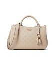【送料無料】 ゲス レディース ハンドバッグ バッグ Phoebe Girlfriend Satchel Simply Taupe Logo
