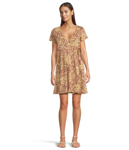 【送料無料】 ドード アンドコー レディース ワンピース トップス Freesia Wrap Short Sleeve Dress Purple Agate Garden Print 【送料無料】 ドード アンドコー レディース ワンピース トップス Freesia Wrap Short Sleeve Dress Purple Agate Garden Print