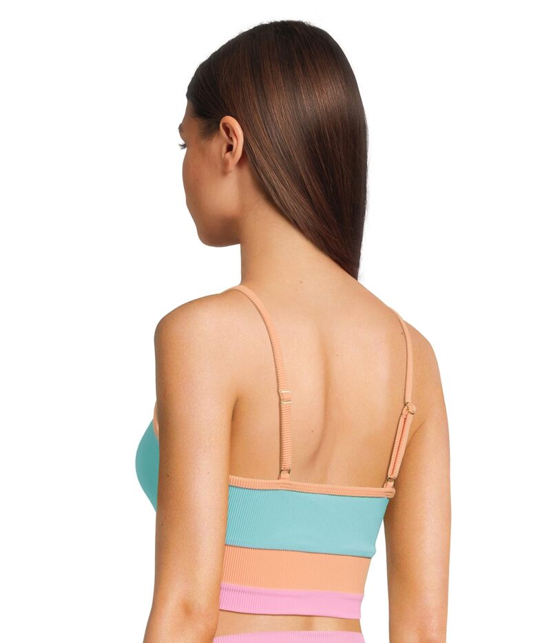 【送料無料】 ビーチライオット レディース トップのみ 水着 Eva Top Crush Color-Block