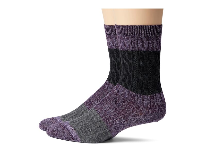 スマートウール レディース アンダーウェア 靴下 Smartwool Everyday Color-Block Cable Crew Socks Ul..