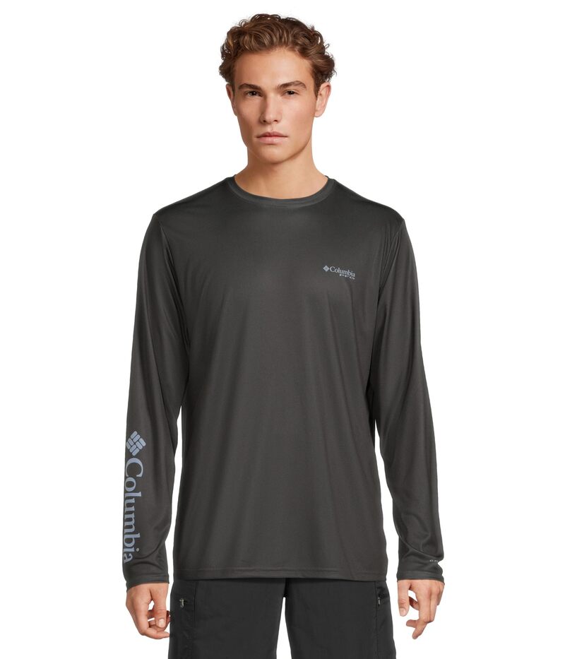 コロンビア メンズ トップス シャツ Columbia Terminal Tackle PFG Fins and Stripes Long Sleeve Shar..