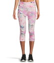 【送料無料】 スケッチャーズ レディース カジュアルパンツ ボトムス Go Walk High-Waisted Capris Peach Seascape Fl...