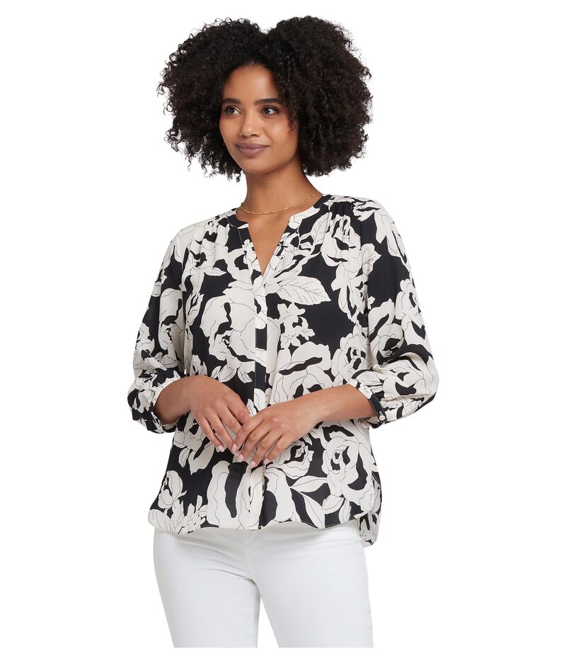 エヌワイディージェイ レディース トップス シャツ ブラウス NYDJ Pinutck Blouse La Solana