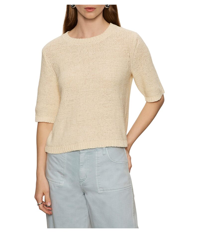 サンクチュアリー レディース アウター ニット・セーター Tシャツ Sanctuary Tape Yarn Tee Macrame