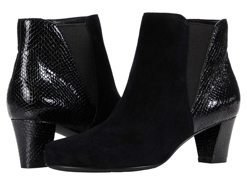 �����ӥåɥƥ��� ��ǥ����� ���塼�� �֡��ġ��쥤��֡��� David Tate Marconi Black Suede/Snake �֥�å�