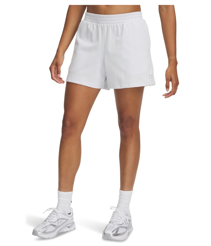 アンダーアーマー レディース ボトムス ハーフパンツ・ショーツ ショートパンツ ニット Under Armour Rival Knit Shorts Distant Gray Medium Heather/Distant Gray グレー