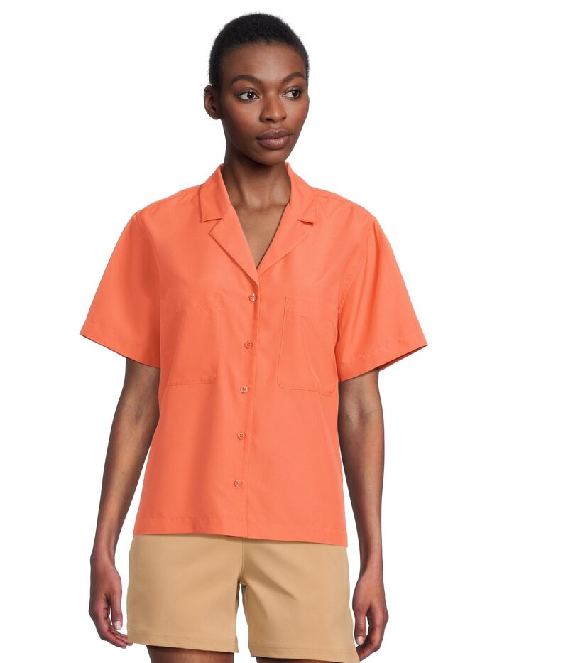 マーモット レディース トップス シャツ Marmot AirExchange SolarShield Camp Short Sleeve Shirt Pomelo
