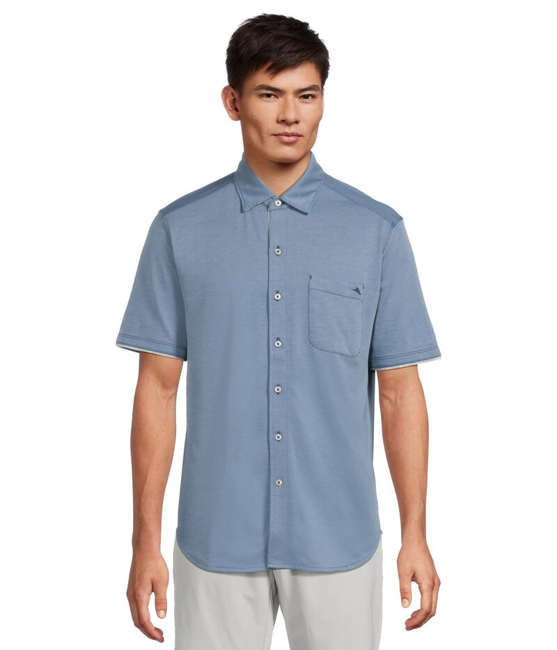 トッミーバハマ メンズ トップス シャツ Tommy Bahama San Lucio Lotus Happy Hour Short Sleeve Eclipse