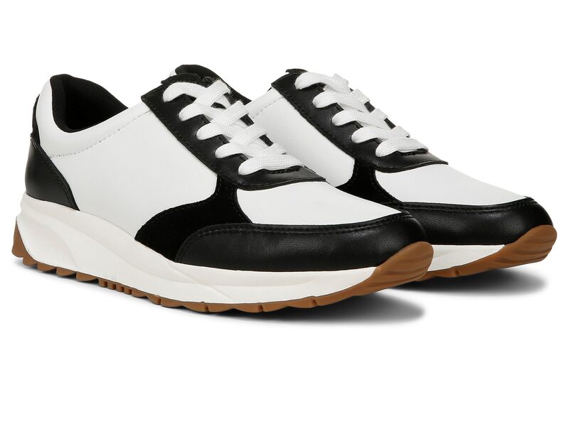 ナチュライザー レディース アンダーウェア 靴下 Naturalizer Shay Warm White/Black Leather ホワイト