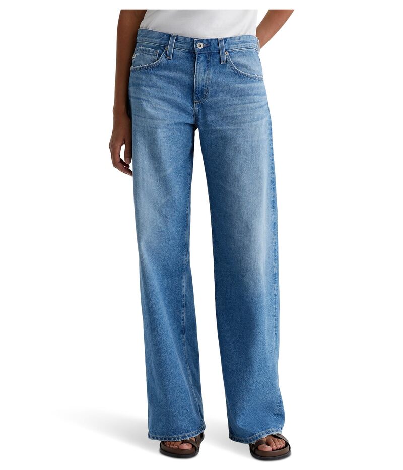 エージージーンズ レディース ボトムス デニムパンツ ワイドレッグ ローライズ AG Jeans Adria Low Rise Baggy Wide Leg in Flashback Flashback