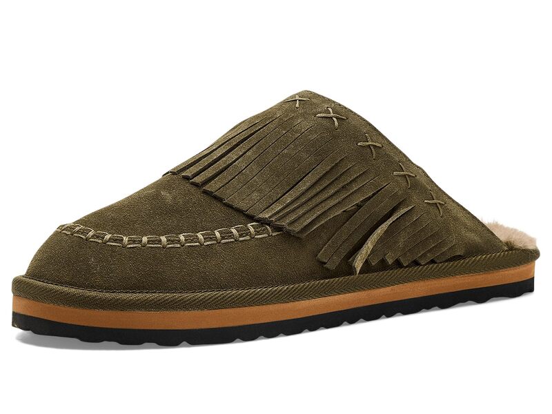 フリーピープル レディース シューズ サンダル フリンジ Free People Fallon Fringe Mules Military Ol..