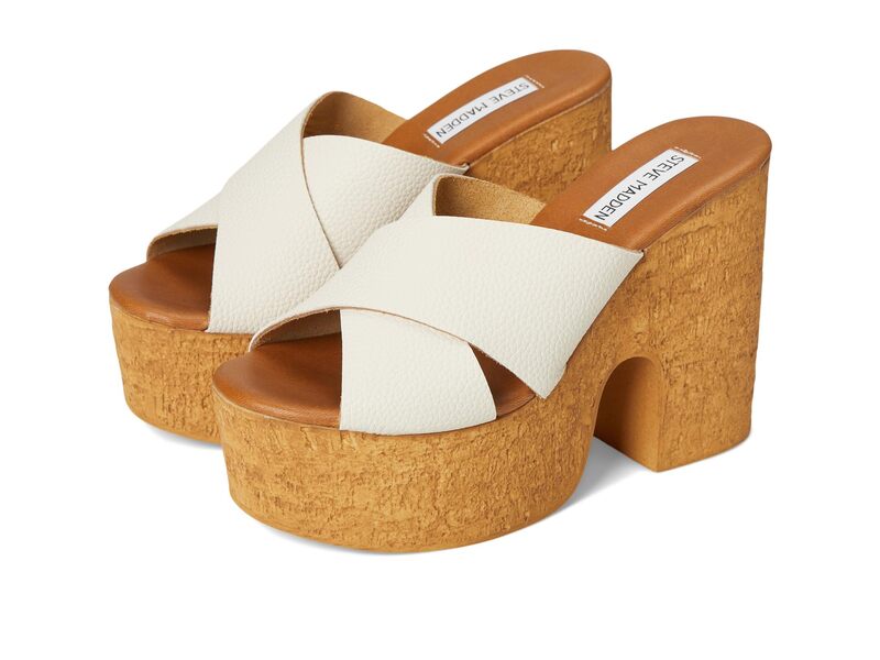 ���ƥ����� �ޥǥ� ��ǥ����� ���塼�� �ҡ��� Steve Madden Saffron Bone