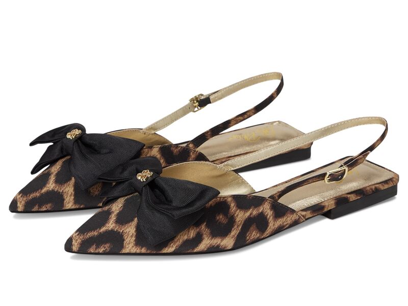 リリーピュリッツァー レディース シューズ サンダル Lilly Pulitzer Brit Leopard Bow Slingback Multi Leopard Faille マルチカラー