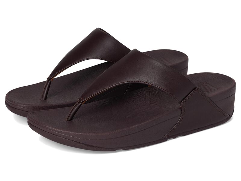 フィットフロップ レディース シューズ ヒール レザー FitFlop Lulu Leather Toepost Plumberry