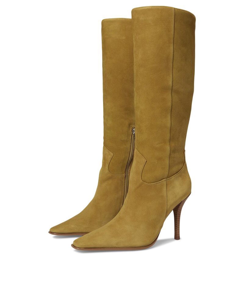 スティーブ マデン レディース シューズ ブーツ・レインブーツ Steve Madden Wescot Olive Suede オリーブ