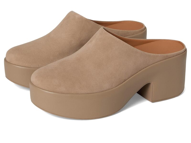フィットフロップ レディース シューズ ヒール スエード FitFloplatfformsuede Heeled Mules Taupe トープ