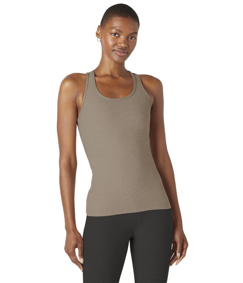 楽天ReVida 楽天市場店ビヨンドヨガ レディース トップス シャツ Beyond Yoga Spacedye Step Up Racerback Tank Bircheather ヘザー