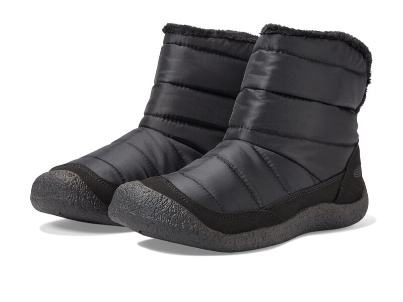 キーン レディース シューズ ブーツ・レインブーツ ダウン KEEN Howser Lite Foldown Black ブラック