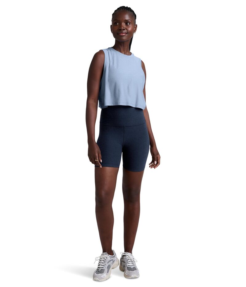 ビヨンドヨガ レディース トップス シャツ ミニ クロップド Beyond Yoga Featherweight Minimal Cropped Tank Blue Zen Heather ヘザー 3