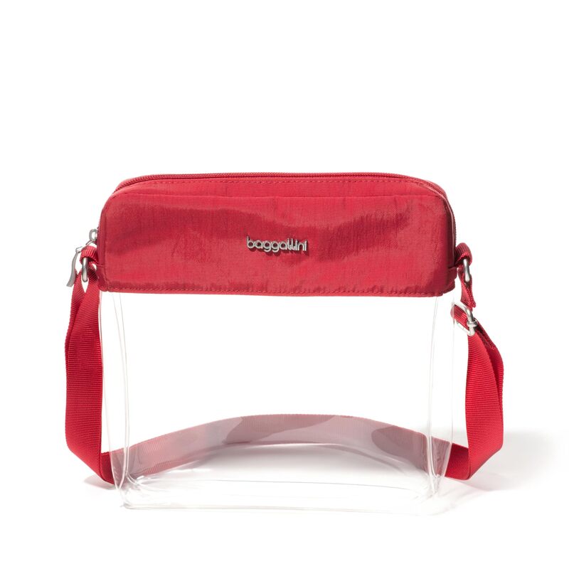 バッガリーニ レディース バッグ Baggallini Clear Stadium Crossbody Red レッド