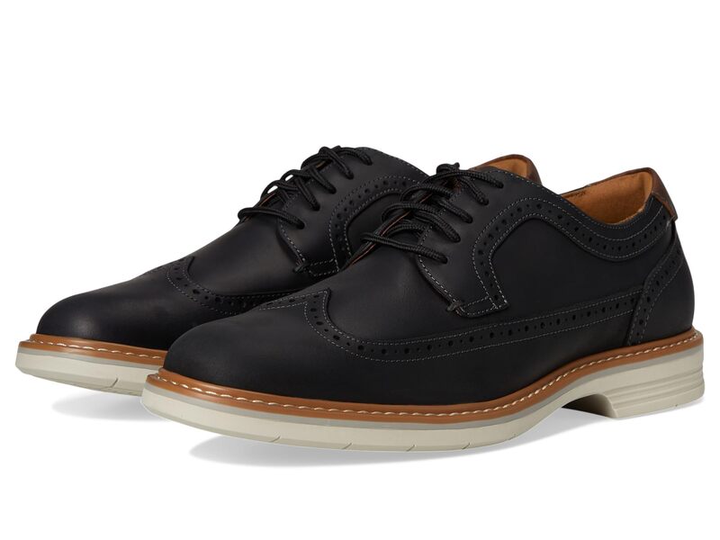 �ե������㥤�� ��� ���塼�� ���å����ե����� �����󥰥��å� Florsheim Norwalk Wingtip Oxford Black Crazy H...