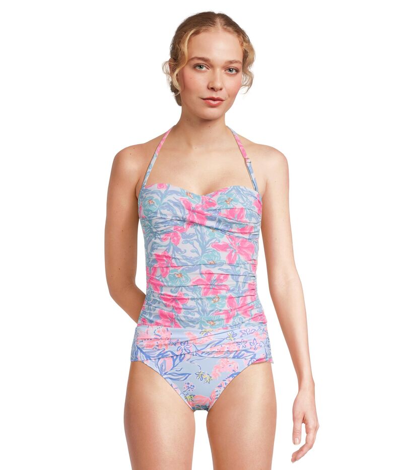 Two-Piece - リリーピュリッツァー レディース 水着 トップのみ Lilly Pulitzer Flamenco Tankini Top Multi Beachside Haven Swim マルチカラー