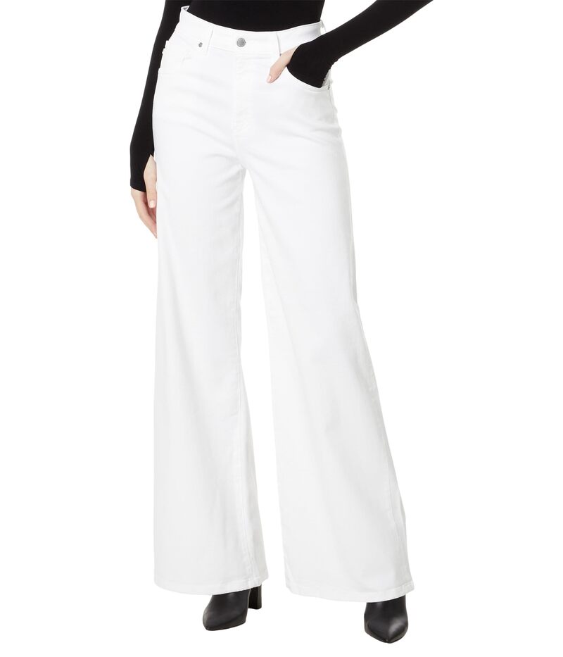 エージージーンズ レディース ボトムス デニムパンツ ワイドレッグ AG Jeans Deven High-Rise Ultra Wide Leg in Cloud White ホワイト
