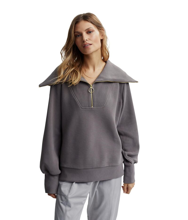 �С��쥤 ��ǥ����� �������� �ѡ��������������å� Varley Vine Pullover Deep Charcoal ���㥳����