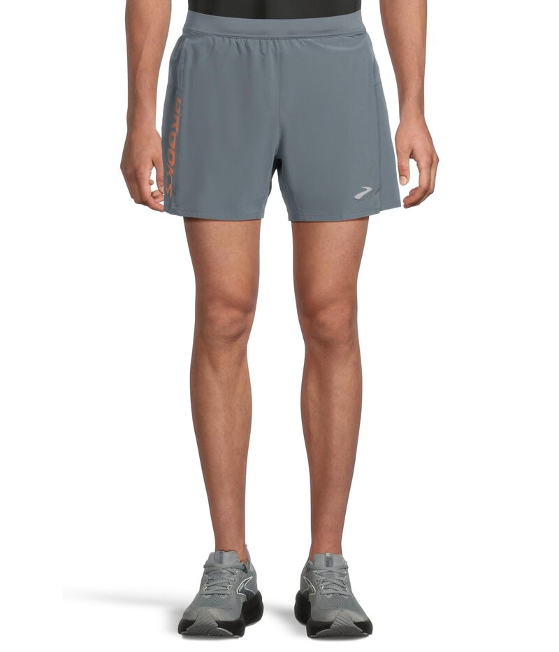 ブルックス メンズ ボトムス ハーフパンツ・ショーツ ショートパンツ Brooks Journey 5" Shortstorm/Speed Logo