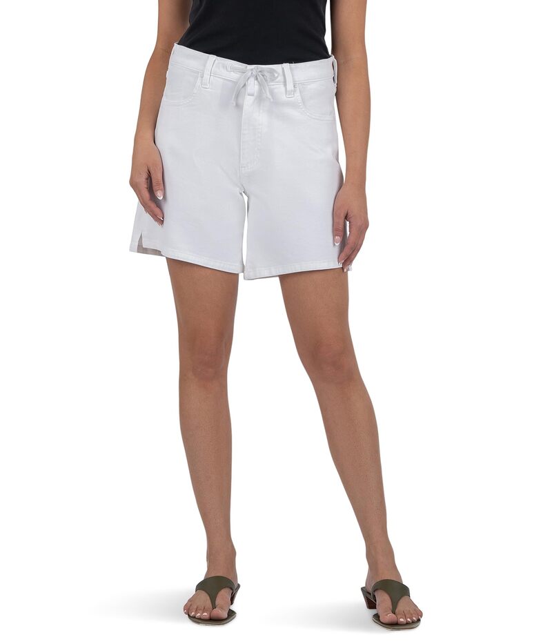 カットフロムザクロス レディース ボトムス ハーフパンツ・ショーツ ショートパンツ KUT from the Klotholly High-rise Shorts Basic Hem Optic White ホワイト