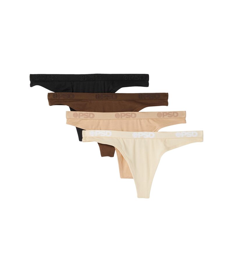 �ԡ������ǥ� ��ǥ����� ������������� �ѥ�� PSD Essentials Modal Thong 4 Pack Box Multi �ޥ�����顼
