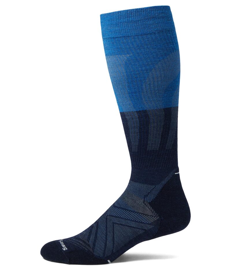 スマートウール メンズ アンダーウェア 靴下 Smartwool Run Targeted Cushion Compression Over-the-Calf Deep Navy ネイビー