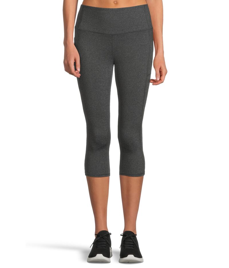 スケッチャーズ レディース ボトムス カジュアルパンツ レギンス SKECHERS GO WALK High Waisted Midcalf Leggings Gray グレー
