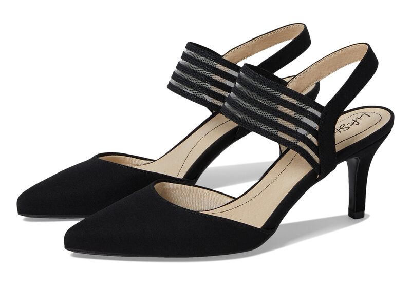 ライフストライド レディース シューズ サンダル LifeStride Sanya Black Synthetic ブラック