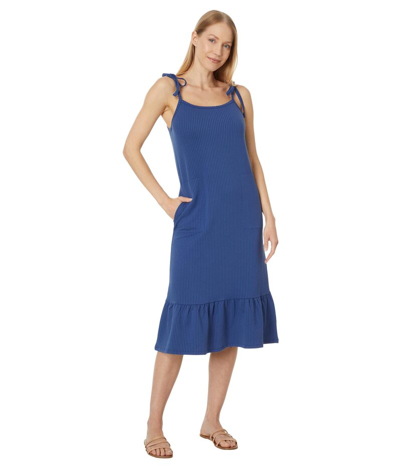 ドード アンドコー レディース トップス ワンピース ミディ ノースリーブ Toad&Co Dandelion Midi Sleeveless Dress Cornflower Texture